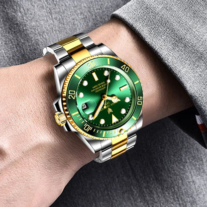LIGE 2025 New Men Mechanical Wristwatch Stainless Steel Clocks Watch Top Brand Luxury Military Sports Mens Watches Reloj Hombre