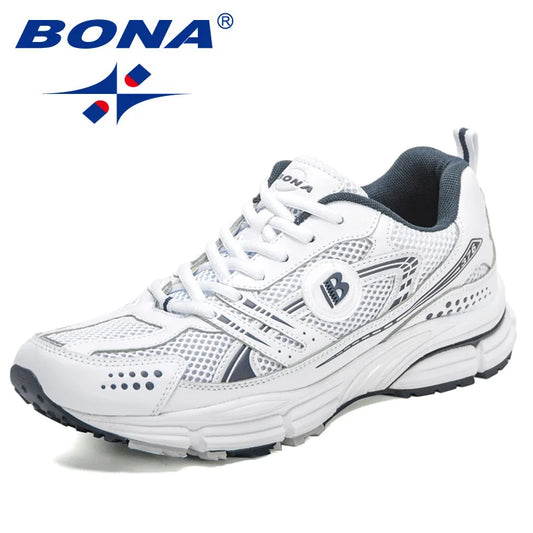 BONA Νέα Μοντέρνα Αθλητικά Παπούτσια Running για Άνδρες, Διαπνέοντα Παπούτσια Walking και Sports, Ανδρικά Sneakers Jogging με Μαλακή Εφαρμογή