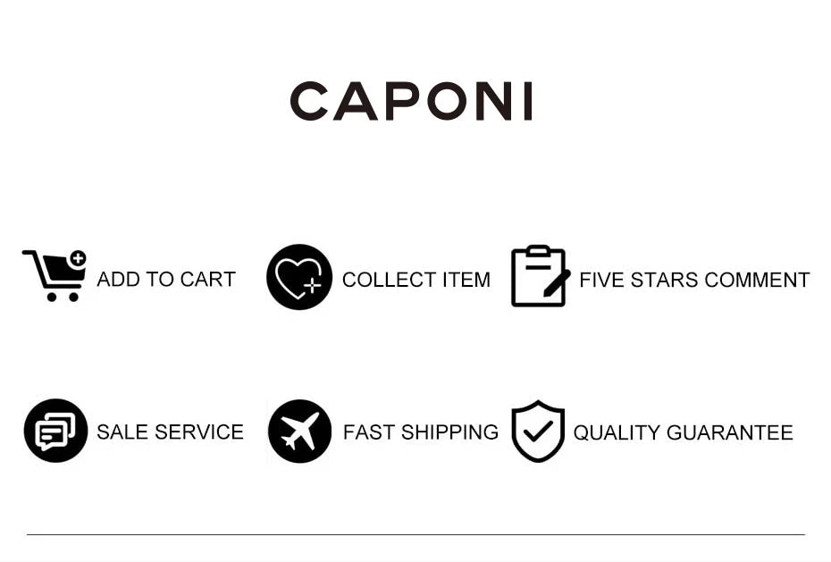 CAPONI Nylon Polarized Sunglasses High Quality Acetate Square Flat Design Sun Glasses For Men UV400 Protect Black Shades CP7499