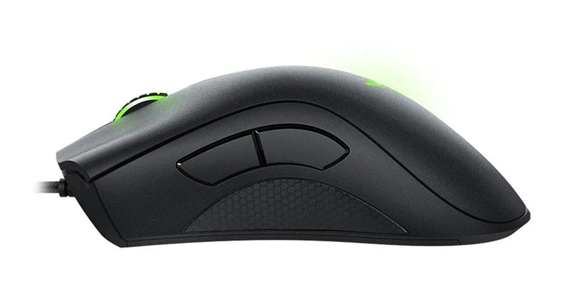 Original Razer DeathAdder Essential Wired Gaming Mouse 6400DPI Optical Sensor 5 Independently Programmable Buttons For Laptop PC Gamer