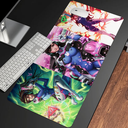 XXL Gaming Anime Mouse Pad Large Mouse Mat Girl Keyboard Computer PC  Edge Desk Mat For Overwatch/cs Go Gamer Mousepad