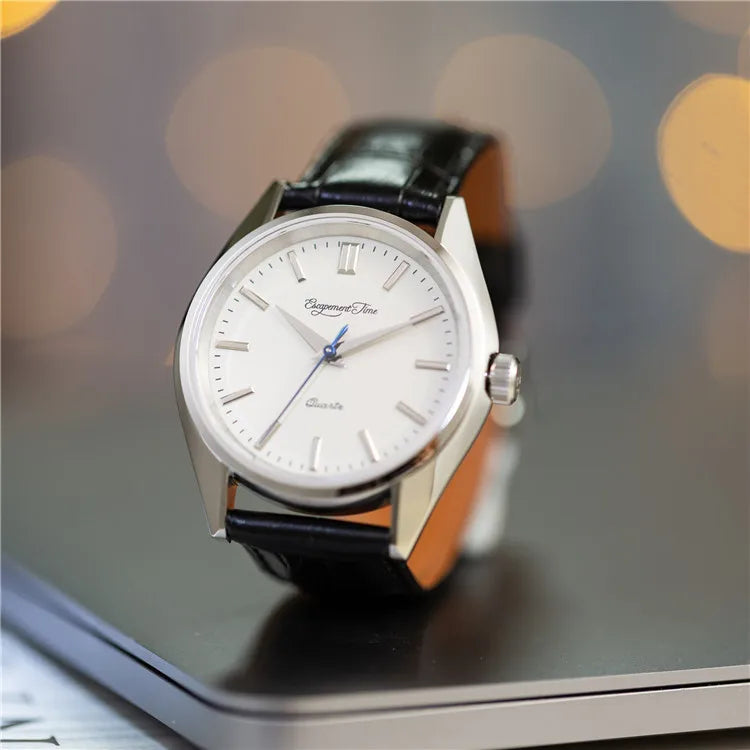 Escapement Time Quartz Watch 40mm Case VH31 Heat Treatment Hand
