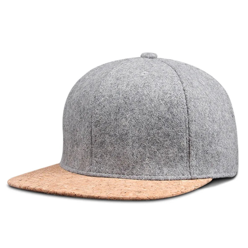 Dad Winter – Hip-Hop-Kappen, Baseballkappen aus Filz mit flachem Schirm, für kräftige Männer in Übergrößen, Snapback-Kappen mit Knopfverschluss, 56 cm, 58 cm, 60 cm, 62 cm, 64 cm