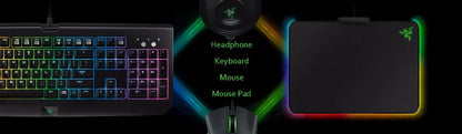 Original Razer DeathAdder Essential Wired Gaming Mouse 6400DPI Optical Sensor 5 Independently Programmable Buttons For Laptop PC Gamer