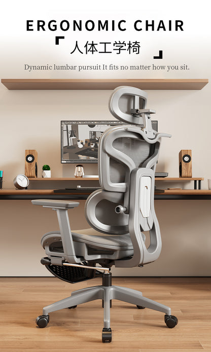 UVR Ergonomic Office Chair Adjustable Reclining Executive Chair with Armrests, Lumbar Support, Swivel Lift Gaming Chair for Home & Workspace