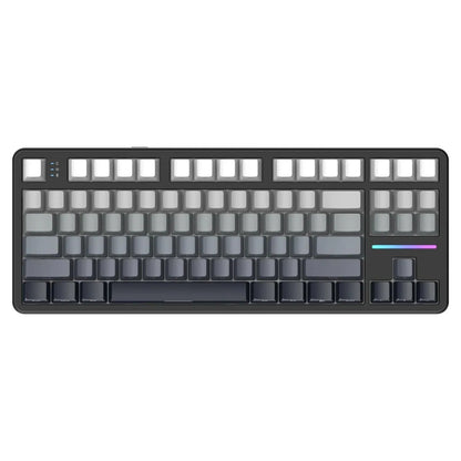 Attack Shark X87 Wireless Mechanical Keyboard, Hot Swappable Gasket Gaming Keyboard RGB Backlit Gaming Keyboard, BT/2.4GHz/USB-C