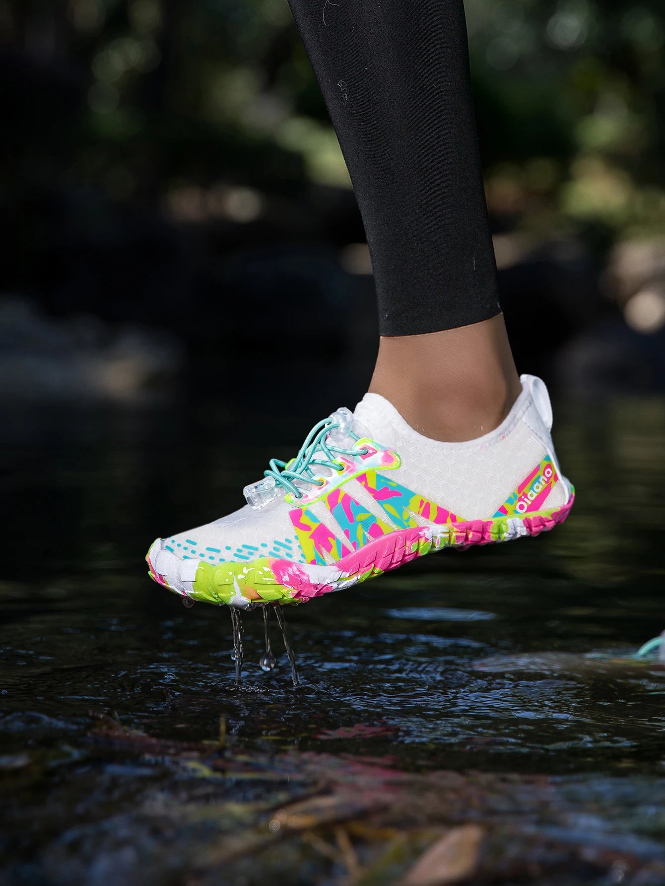 Oiaano barefoot crne cipele sa širokim prednjim dijelom za muškarce i žene, uniseks sportske tenisice za vodu i plažu, mekani potplat, lagane i prozračne