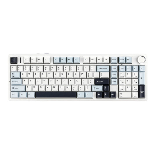 AULA F99 PRO 96% Layout Hot-Swappable Gasket-Mounted Wired/Bluetooth/2.4GHz Wireless Mechanical Keyboard for Mac/Win