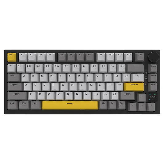 Ajazz AK820/AK820Pro Gaming Mechanical Keyboard Bluetooth 2.4G wireless/wired with hot-swappable volume buttons
