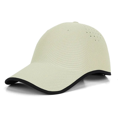 Nahtlose Baseballkappe für Herren – schnell trocknend, zusammenfaltbar, Sportkappe für Outdoor, Angeln, Klettern, Sport – leichte Schirmmütze, Sonnenhut