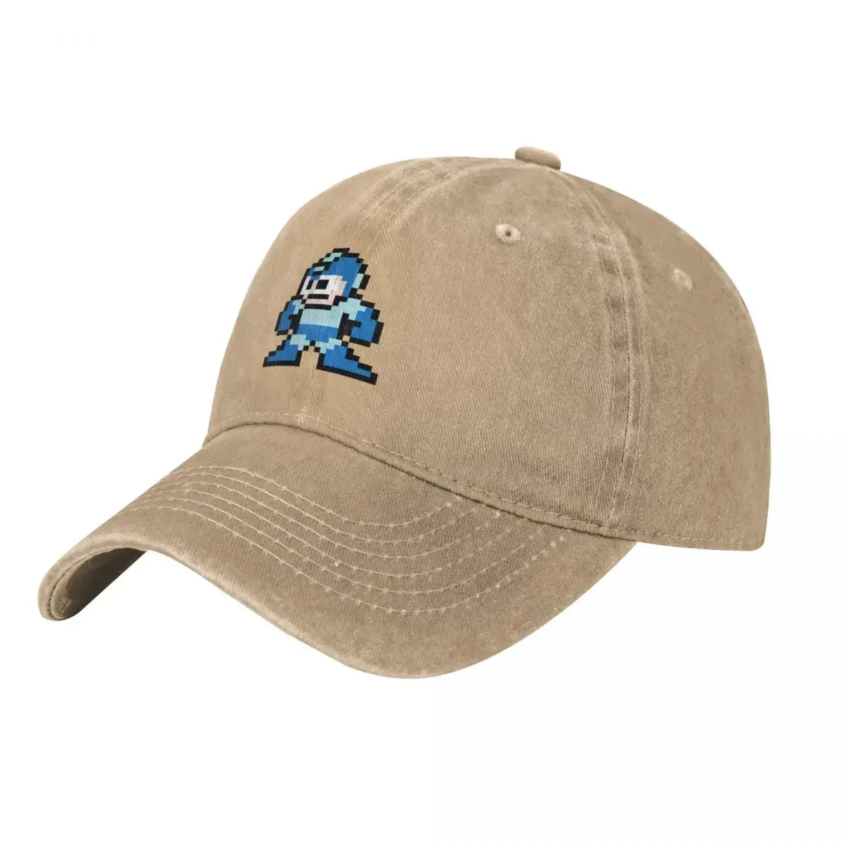 Megaman 8-Bit-Baseballkappe, neu, niedliche Vintage-Luxuskappe für Damen und Herren