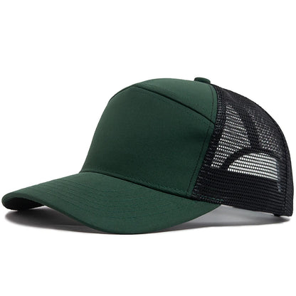 Sommer-Baseballkappe mit 7-Panel-Design, Fashion-Hip-Hop-Mesh-Kappen, Herren-Trucker-Cap, Visier, Hardtop, Snapback, Damen, Unisex, coole neue Marke