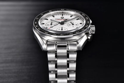 PAGANI DESIGN 2026 New Meteorite pattern dial Luxury Quartz Watch For Men Speed Sport Chronograph AR Sapphire crystal Wristwatch