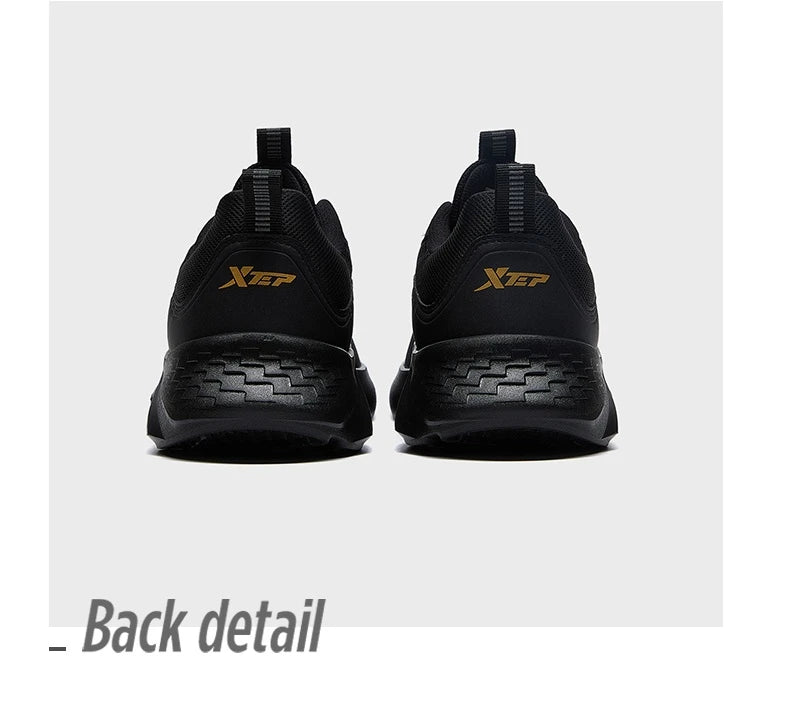 Xtep men's running shoes, lightweight surface training, comfortable breathable jogging stability outdoor shoes, model 879419110032