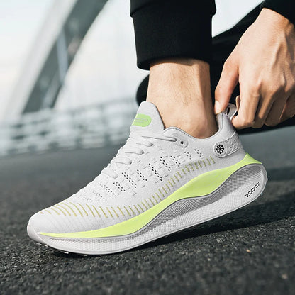 Pánské běžecké boty, sportovní, ležérní, luxusní, módní, lehké, prodyšné, na jogging, pohodlné na chůzi