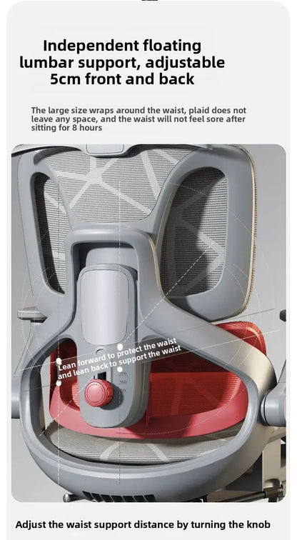 Air Titan Full Mesh Ergonomic Office Gaming Chair with Three Zone Lumbar Support, Ventilated Computer Desk Chair for Students, Work & Gaming