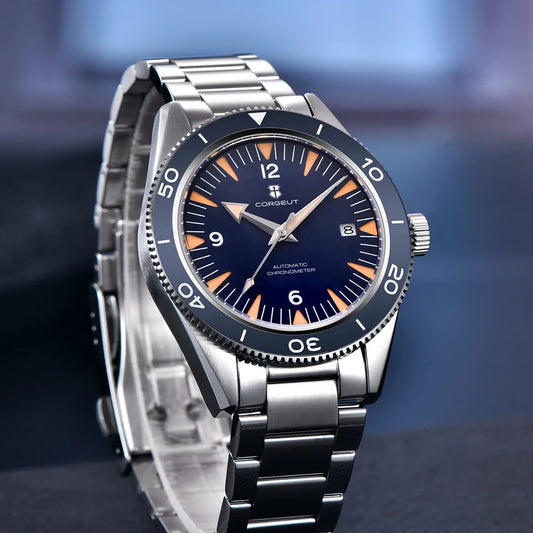 Ceramic Bezel 100 Waterproof Luxury Corgeut Watch Men 41mm Sapphire Mechanical Clock Diver Miyota Automatic Wristwatch