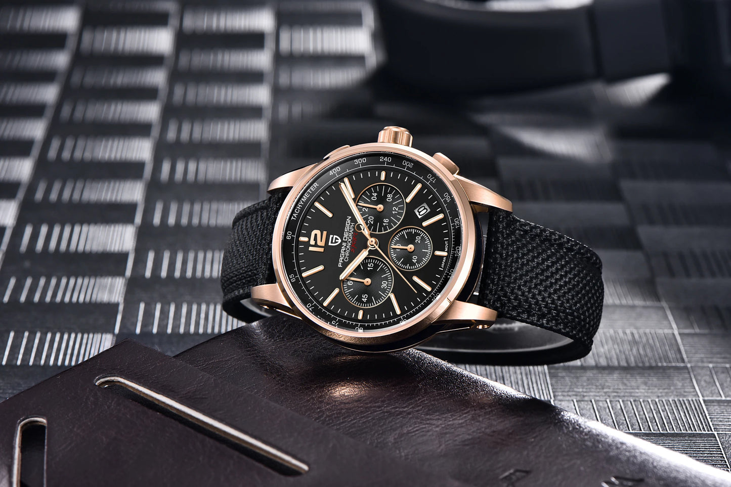 PAGANI DESIGN 2025 New Men Quartz Watches VK63 Fashion Casual 100M Water Resistant Sapphire Glass Stainless Steel Watches