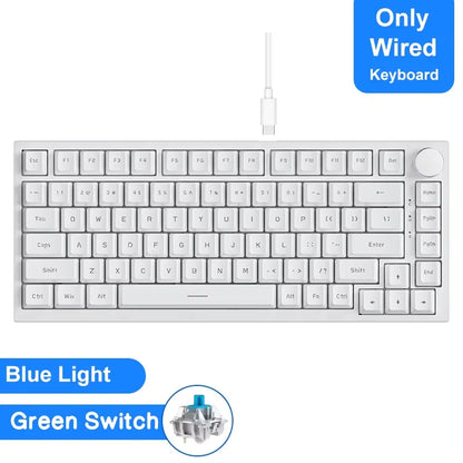 Ajazz AK820/AK820Pro Gaming Mechanical Keyboard Bluetooth 5.1/Wireless/wired  Custom Keyboard With Heat Exchange Sealed Button