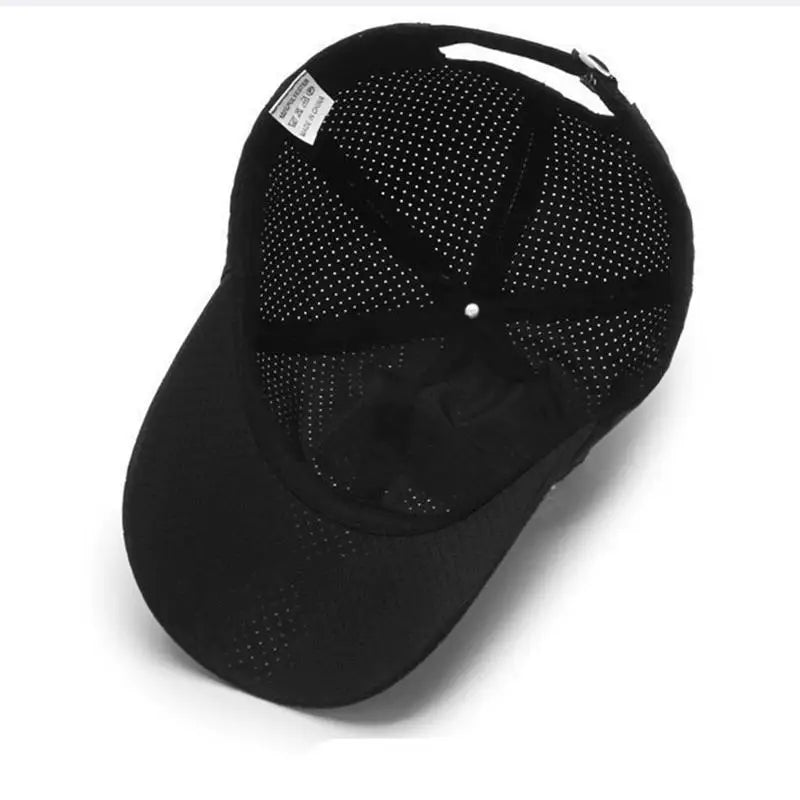 Casquette de baseball ultra-respirante à séchage rapide - Légère et ajustable, avec une visière en bec de canard tendance - Idéale pour les sports de plein air