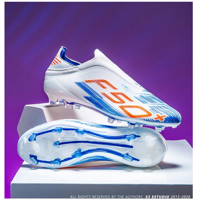 New Men's Soccer Shoes Grass Football Boots Ultralight Sport Comfortable Indoor Cleats Non Slip Fg Turf Futsal Adult Non-Slip