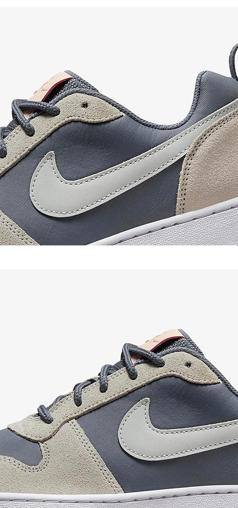 Nike Authentic Court Borough herr- och damskor, vardags- och sportskor, låga sneakers 861533-400