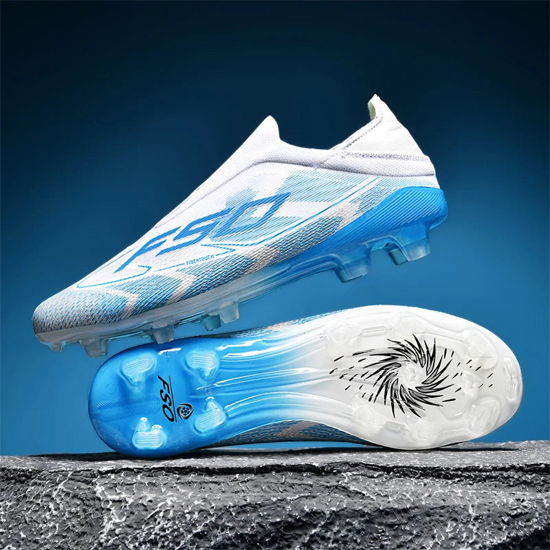New Men's Soccer Shoes Grass Adult Non-Slip Football Boots Ultralight Sport Indoor Cleats Non Slip Fg Turf Futsal Comfortable