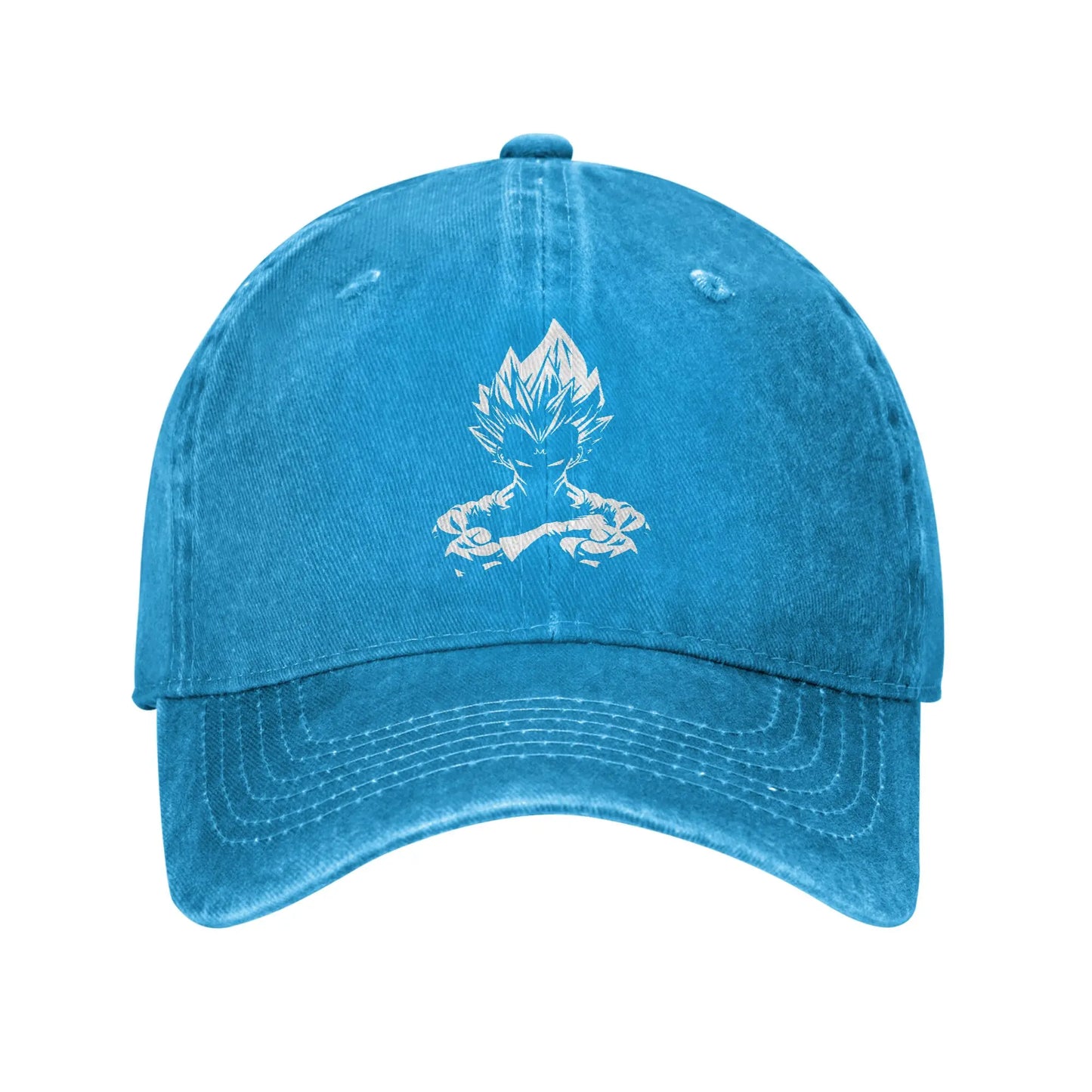 Dragon Ball Z Goku DBZ Unisex Style Baseball Caps Saiyan Distressed Denim Hats Cap Retro Workouts Unstructured Soft Snapback Cap