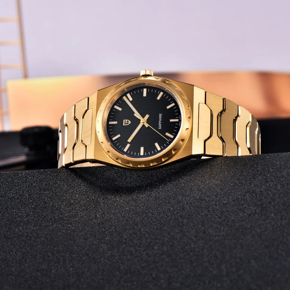 PAGANI DESIGN 2026 new ultra-thin 7mm quartz men's watch stainless steel sapphire 10Bar waterproof C3 upgrade V2 reloj hombre