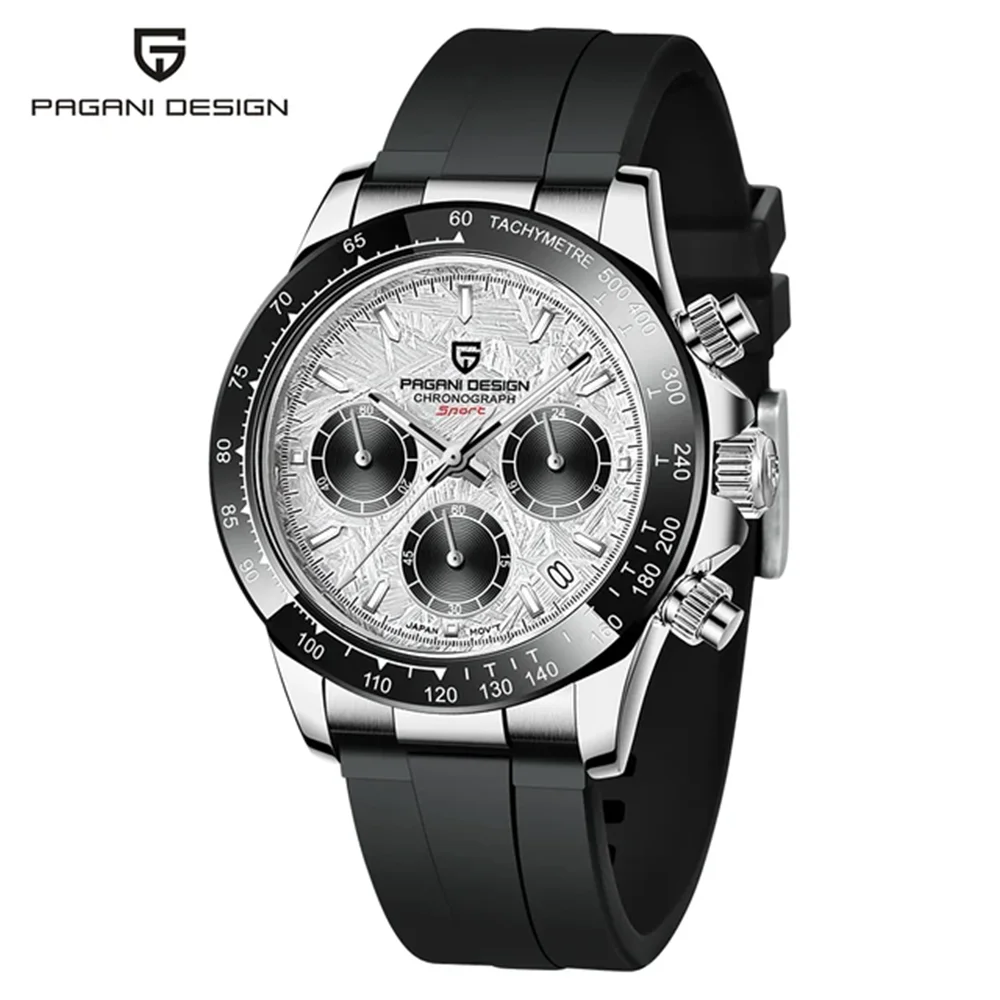 Novo PAGANI DESIGN PD1644 Relógio de Luxo para Homem em Quartzo com Data Automática, Cronógrafo Desportivo de Pulso, Impermeável 100m, Presente para Homem