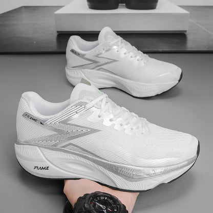 Chaussures de jogging pour homme, décontractées et confortables, de couleur unie, résistantes à l'usure, respirantes et faciles à porter, antidérapantes