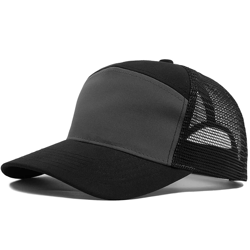 Sommer-Baseballkappe mit 7-Panel-Design, Fashion-Hip-Hop-Mesh-Kappen, Herren-Trucker-Cap, Visier, Hardtop, Snapback, Damen, Unisex, coole neue Marke