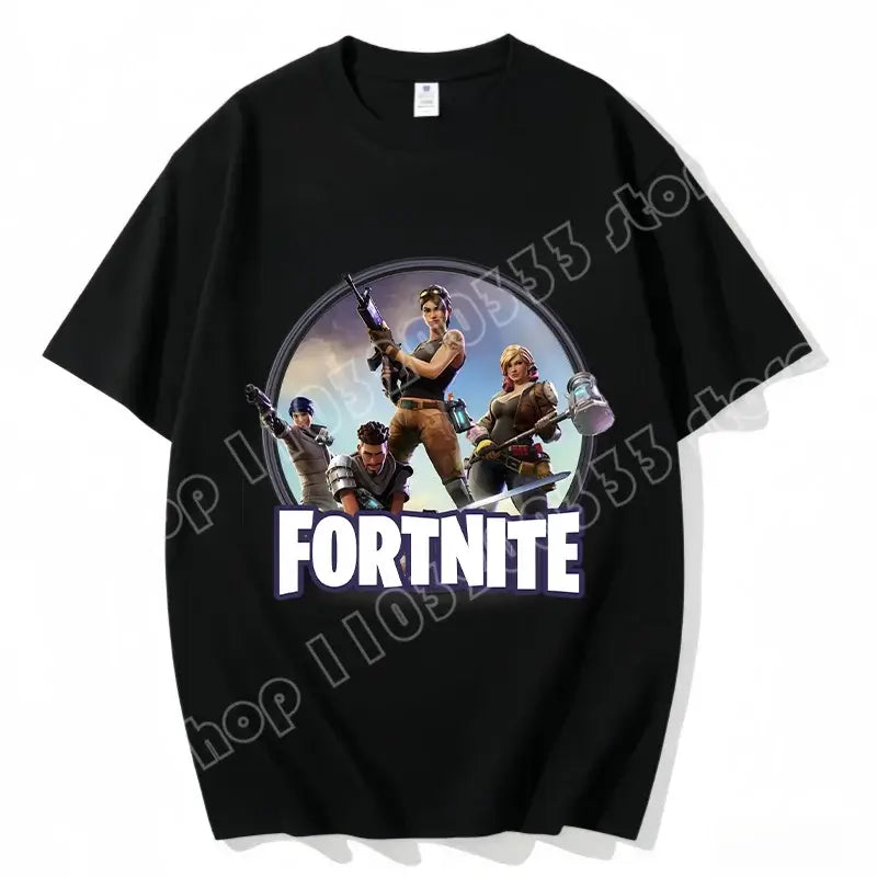 Fortnite majica s okruglim izrezom, uniseks za odrasle, gaming plesna moda, nova, od čistog pamuka, kratkih rukava, savršena za ležerno nošenje i odmor