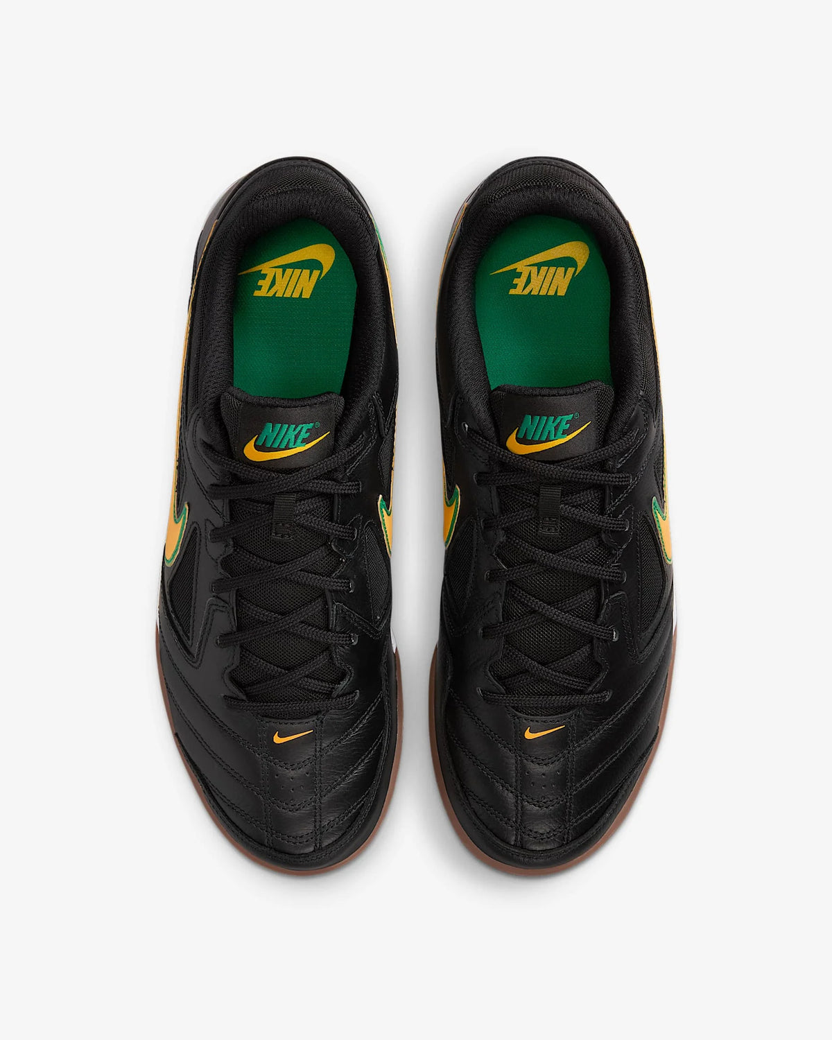 Serie Nike Gato, suaves y cómodas, antideslizantes y resistentes, botas de fútbol para hombre, negras, IB8509-001