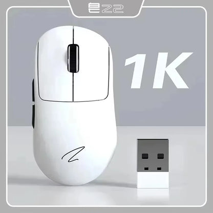 Zaopin Z2 Wireless Mouse 3 Mode Paw3395 4k Return Lightweight ESports Mouse Custom Computer Gaming PC Gamer Accessory Mice Gifts