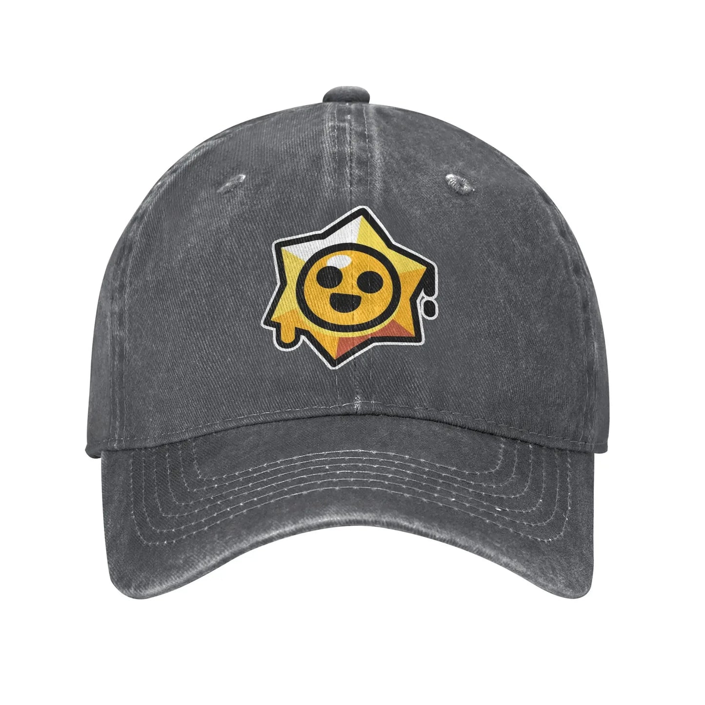 player B-Brawls Baseball Caps Retro Distressed Washed  Sun Cap Unisex Style Outdoor Running Golf  Adjustable Hats Cap