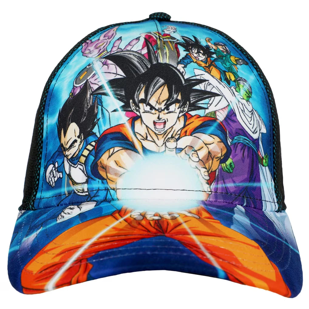 2026 New Summer Dragon Ball Super Youth Men Baseball Snapback Hat Black- Anime Enthusiast Gift