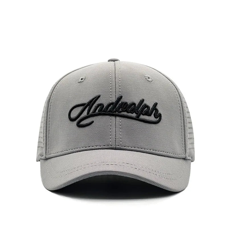 Big Head Hat Back Closed 5cm Short Brim Baseball Cap for Men Mesh Fitted Caps Stretchy Full Closed Caps 56-60cm 61-65cm
