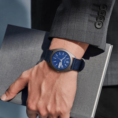 BERNY Titanium Watches for Men Date Week Calendar Sapphire Quartz Watch 38mm Super Luminous Men's Wristwatch 10ATM Lightweight