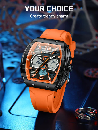 LIGE Digital Men Military Watch 50m Waterproof Wristwatch LED Quartz Clock Sport Watch Male Big Watches Men Relogios Masculino