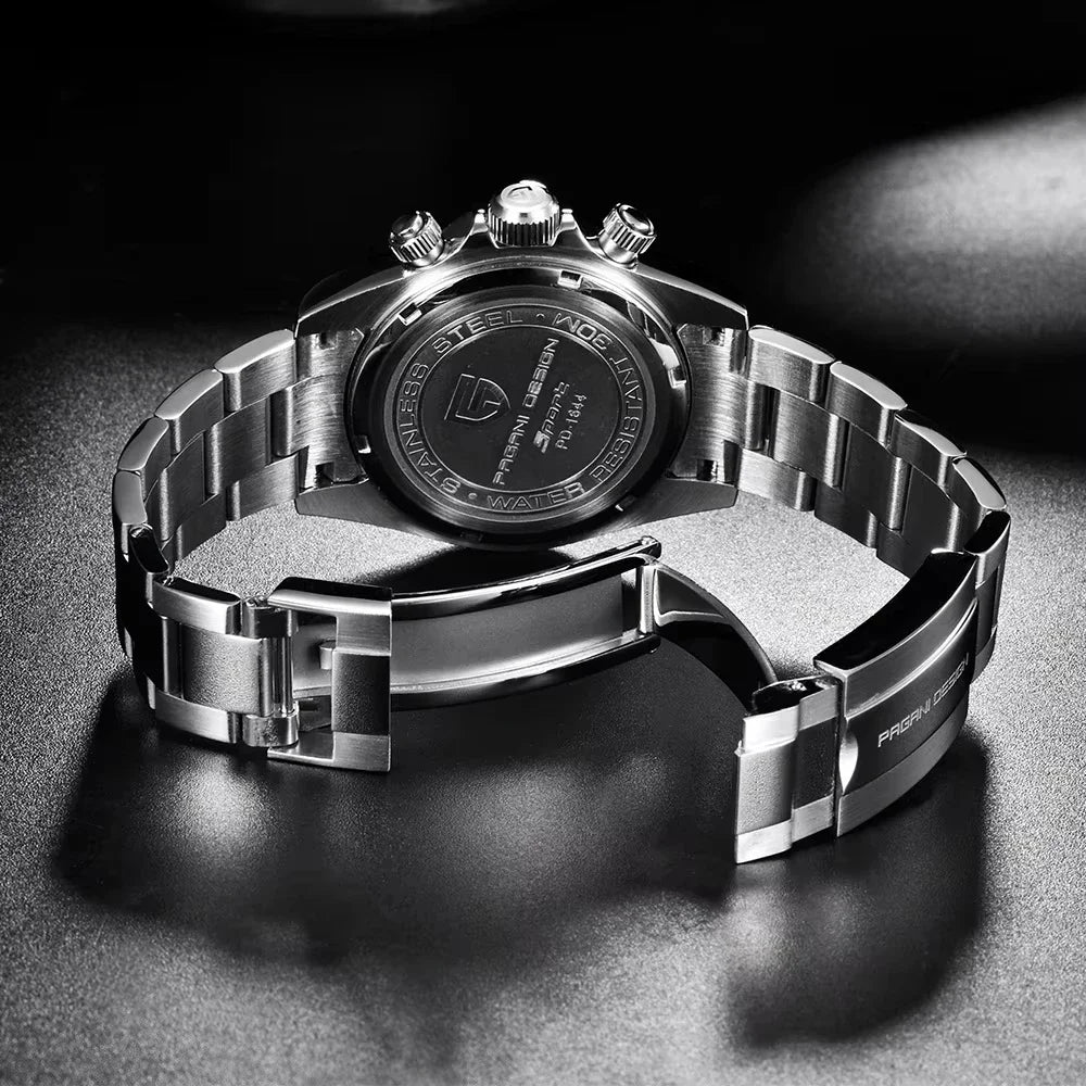 Novo PAGANI DESIGN PD1644 Relógio de Luxo para Homem em Quartzo com Data Automática, Cronógrafo Desportivo de Pulso, Impermeável 100m, Presente para Homem