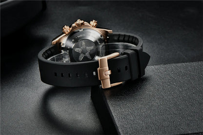 PAGANI DESIGN V2 40MM Relógio masculino de quartzo com mostrador meteorito, safira, cronógrafo retro, impermeável para homem