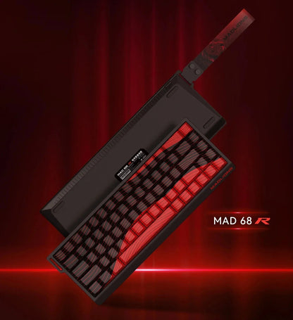 MADLIONS MAD 60/68HE Gaming Magnetic Switch Keyboard Wired Key Web Drive Custom 8K 61/68 Return RT Adjustable Keystroke Hot Swap