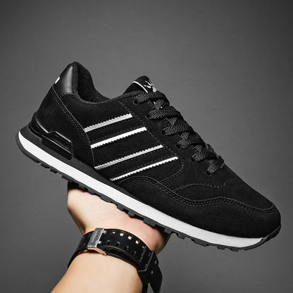Herren-Sneaker, Leder-Freizeitschuhe, atmungsaktive Herbstschuhe für Herren, flache Herrenschuhe, Herren-Freizeitschuhe
