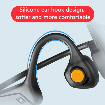 Open Ear Bluetooth 5.1 Headset Aptx HD/ LL Noise Canceling Microphone, Long 24H Wireless Headset for Cellphone PC Laptop