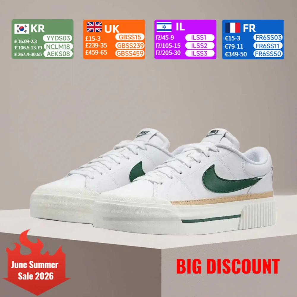 Nike Court Legacy Lift – кецове за увеличаване на височината, с комфортна амортизация, противоплъзгащи и издръжливи, класически модел DM7590-107