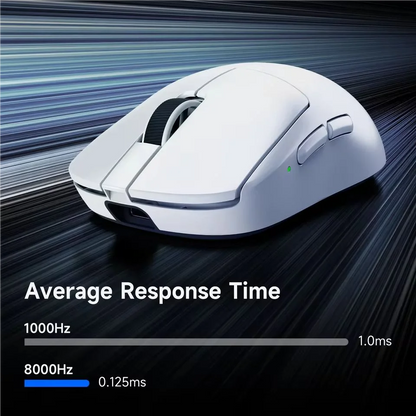 MCHOSE A7 V2 Ultra / Pro ľahká bezdrôtová herná myš s duálnou frekvenciou 8000Hz, PAW3950 TI, 42000DPI, pre PC a e-športových hráčov