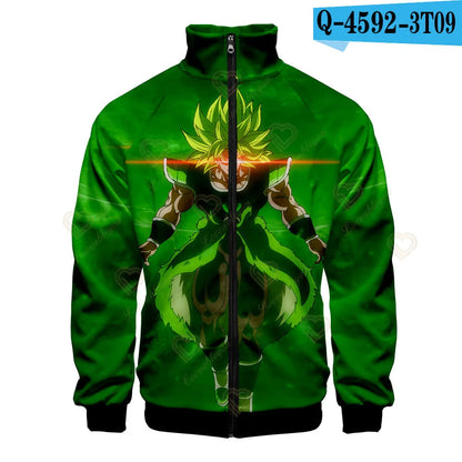 Dragon Ball 3D Print Zipper Hoodie Cool Fashion Men/Women/Kids Long Sleeve Hoodies Sweatshirt Casual Cosplay Jacket Clothes
