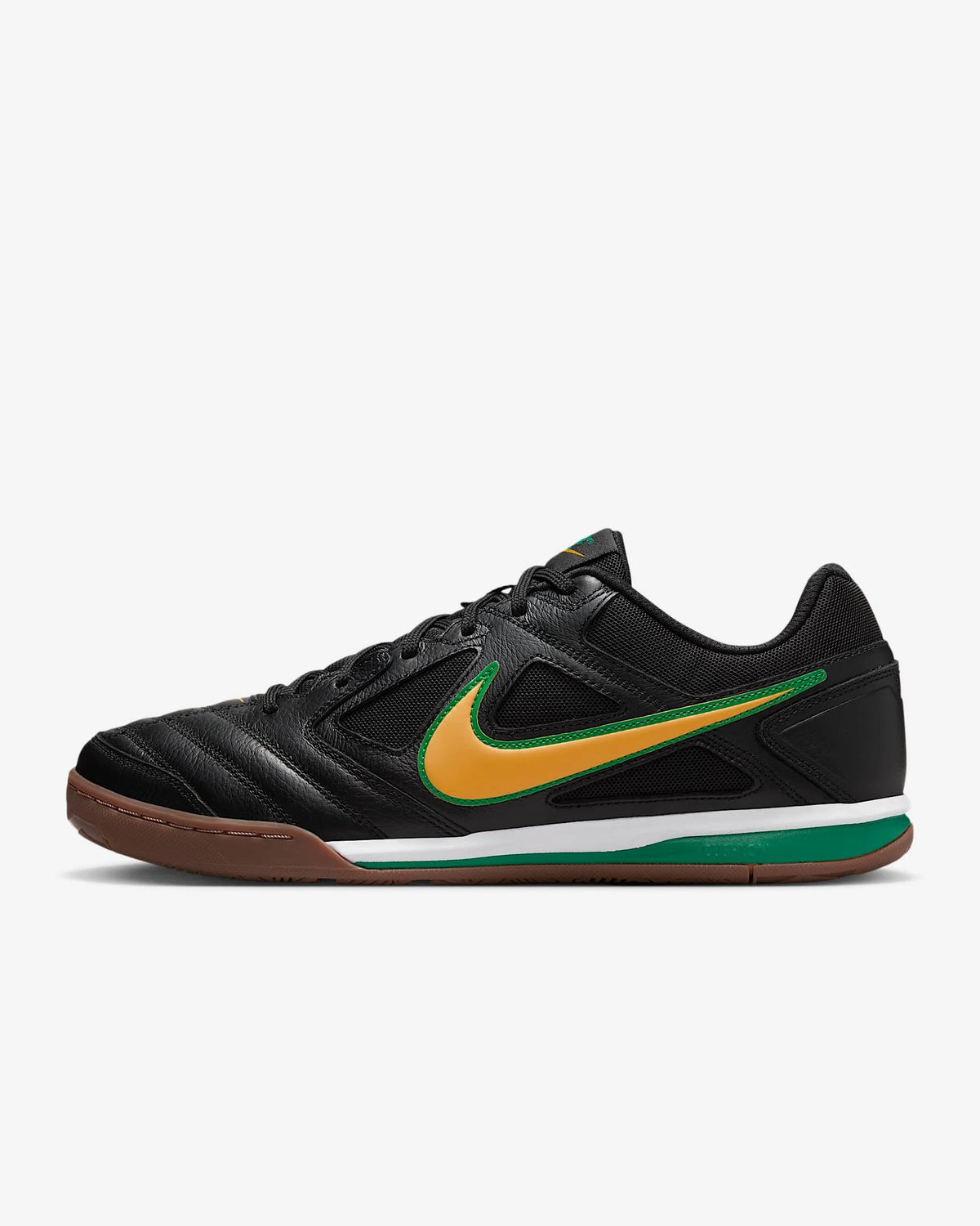 Serie Nike Gato, suaves y cómodas, antideslizantes y resistentes, botas de fútbol para hombre, negras, IB8509-001