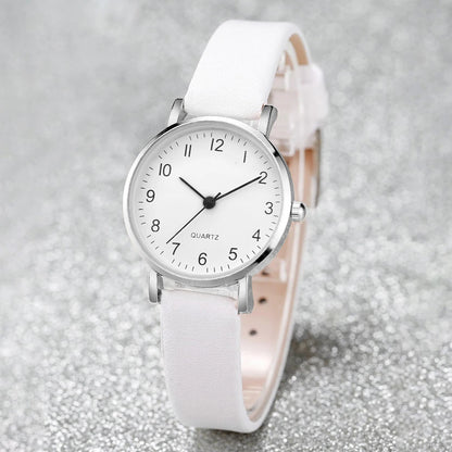 Fashion Small Dial Women Watches Simple Leather Strap Ladies Quartz Wristwatch Reloj Mujer Girls Clock Gift（Without Box）